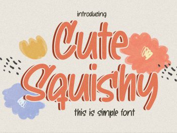 Cute Squishy - This Is Simple Font Yazı Tipi