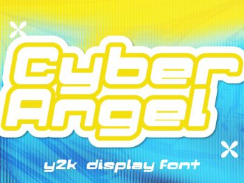 Cyber Angel Y2K Display Yazı Tipi