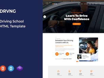 DRVNG - Driving School HTML Template Yazı Tipi