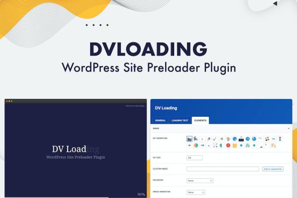 DV Loading - WordPress Site Preloader Plugin WordPress Eklentisi
