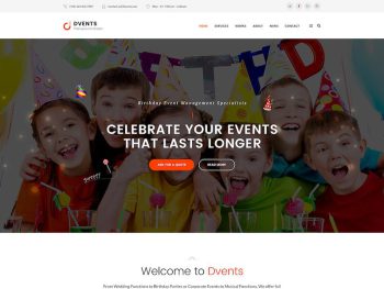 DVENTS - Events HTML Template Yazı Tipi