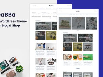 Dabba – A For Blog & Shop WordPress Teması