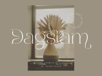 Dagstam - Artistic Serif Font Yazı Tipi