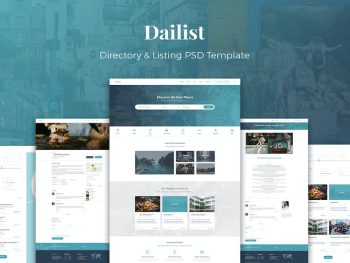 Dailist - Directory & Listing PSD Template Yazı Tipi