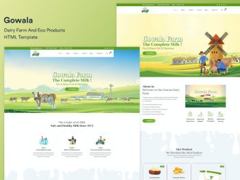 Dairy Farm & Eco Products HTML Template Yazı Tipi