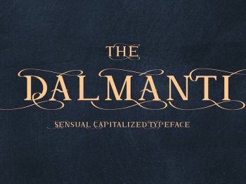 Dalmanti - Capitalized Typeface Yazı Tipi