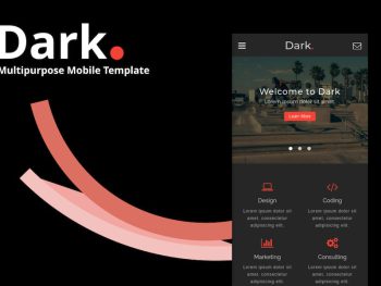 Dark - Multipurpose Mobile Template Yazı Tipi