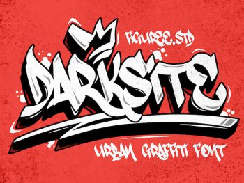 Darksite - Urban Graffiti Font Yazı Tipi