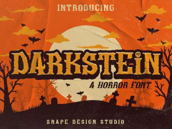 Darkstein - Horror Font Yazı Tipi