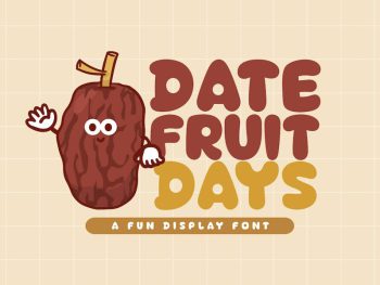 Date Fruit Days Yazı Tipi