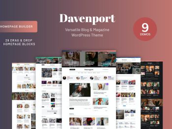 Davenport - Blog and Magazine WordPress Teması