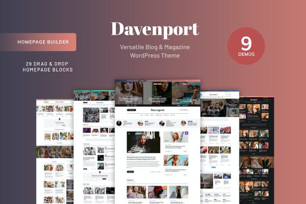 Davenport - Blog and Magazine WordPress Teması