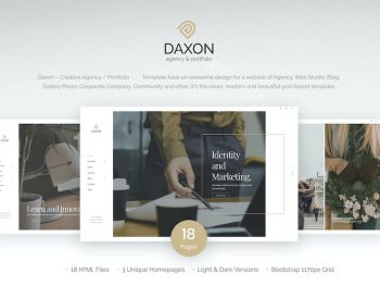 Daxon - Agency & Portfolio HTML5 Template Yazı Tipi