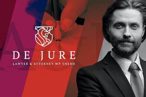 De Jure - Attorney and Lawyer WP Theme WordPress Teması