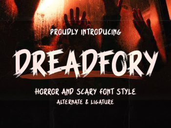 Deadfory - HorrorAnd Scary Font Yazı Tipi