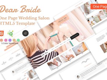 DearBride - Wedding Salon HTML5 Template Yazı Tipi