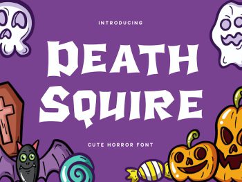Death Squire - Halloween Font Yazı Tipi