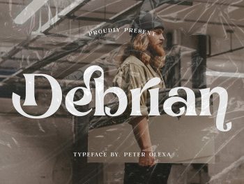 Debrian Decorative Serif Yazı Tipi
