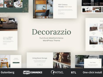Decorazzio - Interior Design-Furniture Store WP WordPress Teması