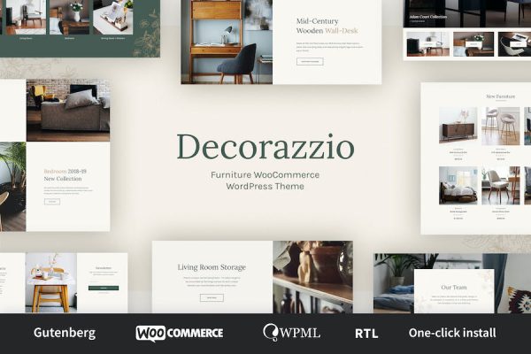 Decorazzio - Interior Design-Furniture Store WP WordPress Teması