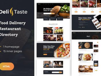 DeliTaste - Food Delivery HTML Template Yazı Tipi