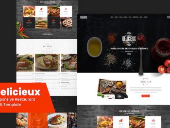 Delicieux - Exquisite Restaurant HTML5 Template Yazı Tipi