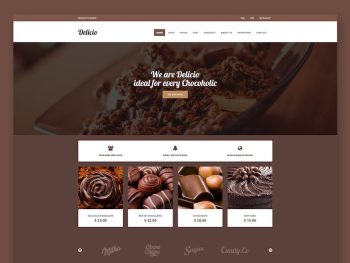 Delicio - Chocolate Shop HTML Template Yazı Tipi