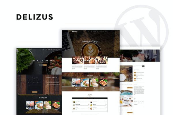 Delizus - Restaurant Cafe WordPress Teması