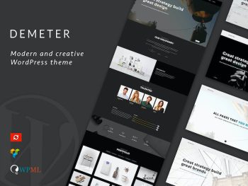 Demeter - One-Page Parallax WordPress Teması