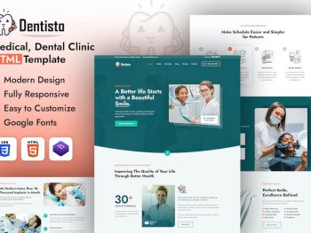 Dentisto | HTML Template Yazı Tipi