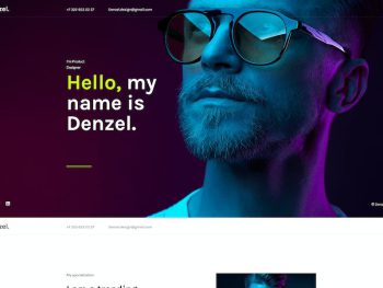 Denzel. - Onepage Personal HTML Template Yazı Tipi