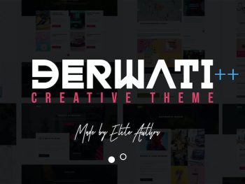 Derwati - Trendy & Creative Portfolio Theme WordPress Teması