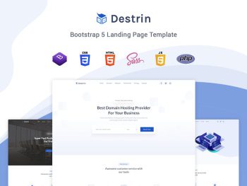 Destin - Bootstrap 5 Landing Page Template Yazı Tipi