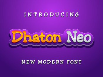 Dhaton Neo Font Yazı Tipi