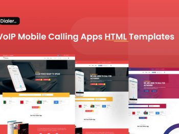 Dialer -VoIP Mobile Calling Apps HTML Templates Yazı Tipi