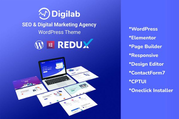 Digilab - Digital Marketing Agency WordPress Teması