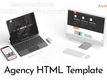 Digital Agency HTML Template - Azota Yazı Tipi