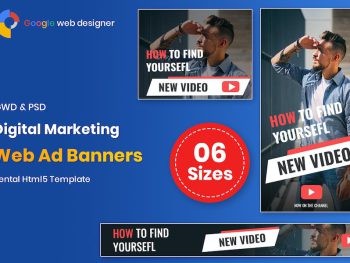 Digital Marketing Banners GWD Yazı Tipi