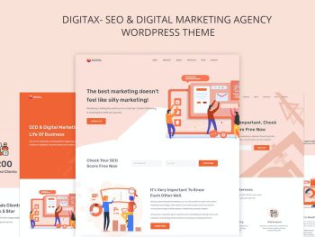 Digitax - SEO & Digital Marketing Agency Themes WordPress Teması