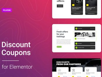 Discount Coupons for Elementor WordPress Eklentisi