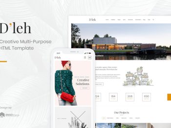 D'leh | Creative Multi-Purpose HTML Template Yazı Tipi