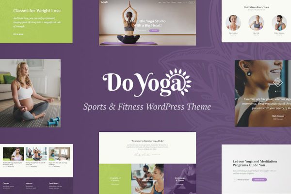 Do Yoga - Fitness Studio & Yoga Club WP Theme WordPress Teması