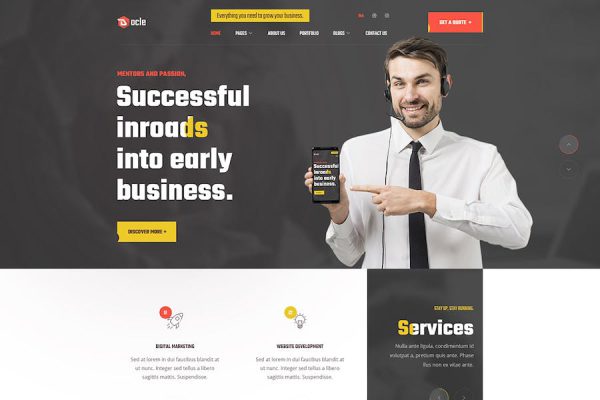 Docle - Digital Agency Services WordPress Teması