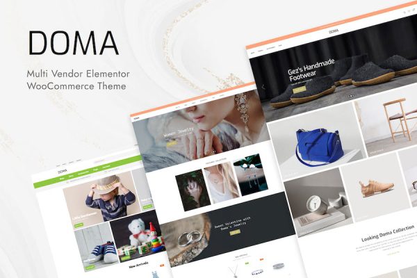 Doma - Multi Vendor Elementor WooCommerce Theme WordPress Teması