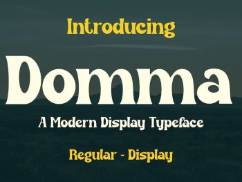 Domma Font Yazı Tipi