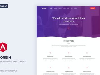 Dorsin Angular - Angular Landing Page Template Yazı Tipi