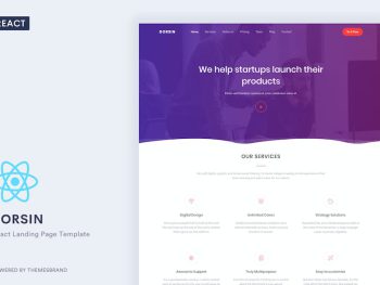 Dorsin - React Landing Page Template Yazı Tipi