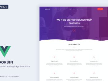 Dorsin Vue - Vue Js Landing Page Template Yazı Tipi