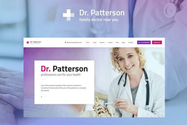 Dr.Patterson WordPress Teması