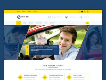 Drive Pro : Driving School HTML Template Yazı Tipi